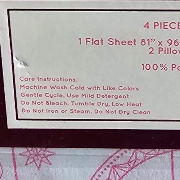 Kids Rule Geo Unicorn Full 4 Piece Sheet Set - Picture 9 of 10